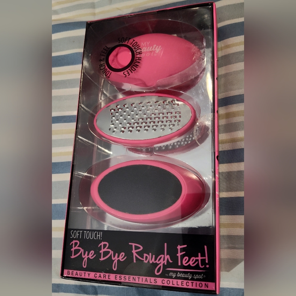 Pink Electronic Foot Care Set